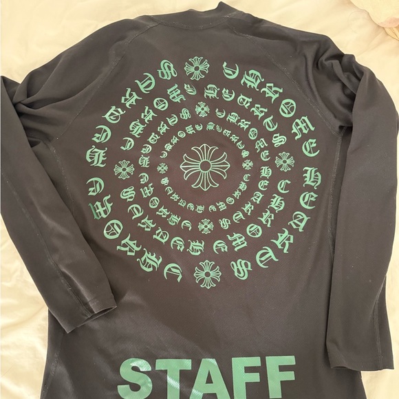 Vintage Chrome Hearts Black and Green Long Sleeve Tee, VERY RARE! - Picture 1 of 7
